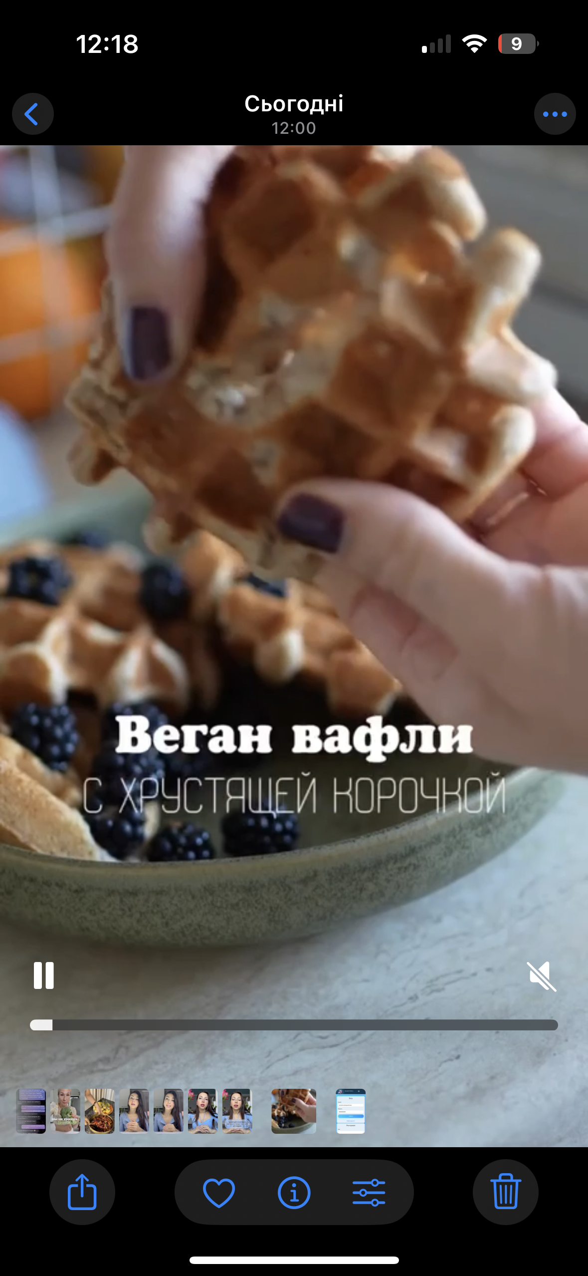 Веган вафлі з крусткою скоринкою